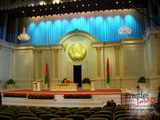 Scene decoration for inauguration of President of The Republic of Belarus Lukashenko A.G., Minsk, Belarus, 2011.